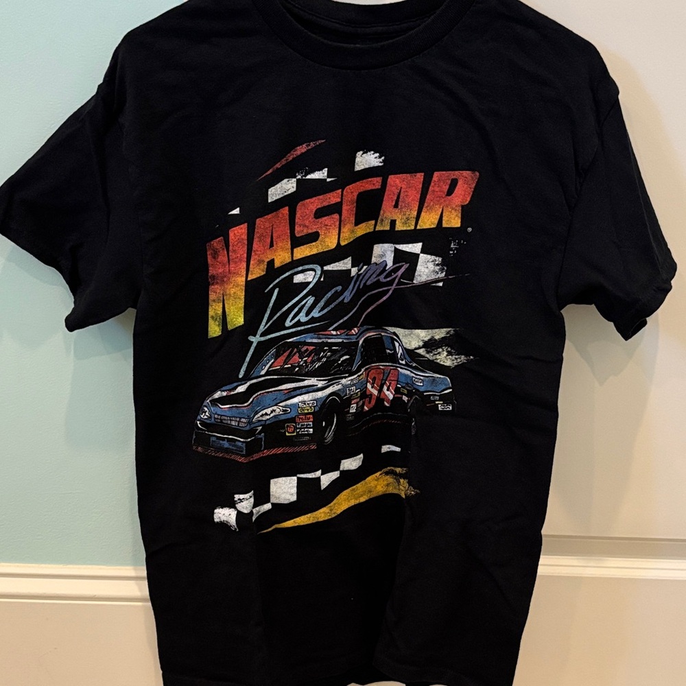 Nascar Kids Black and Red Racing Tee